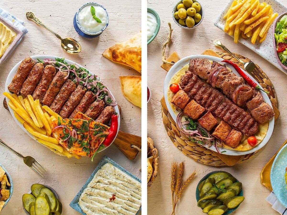 Shashlik food photography